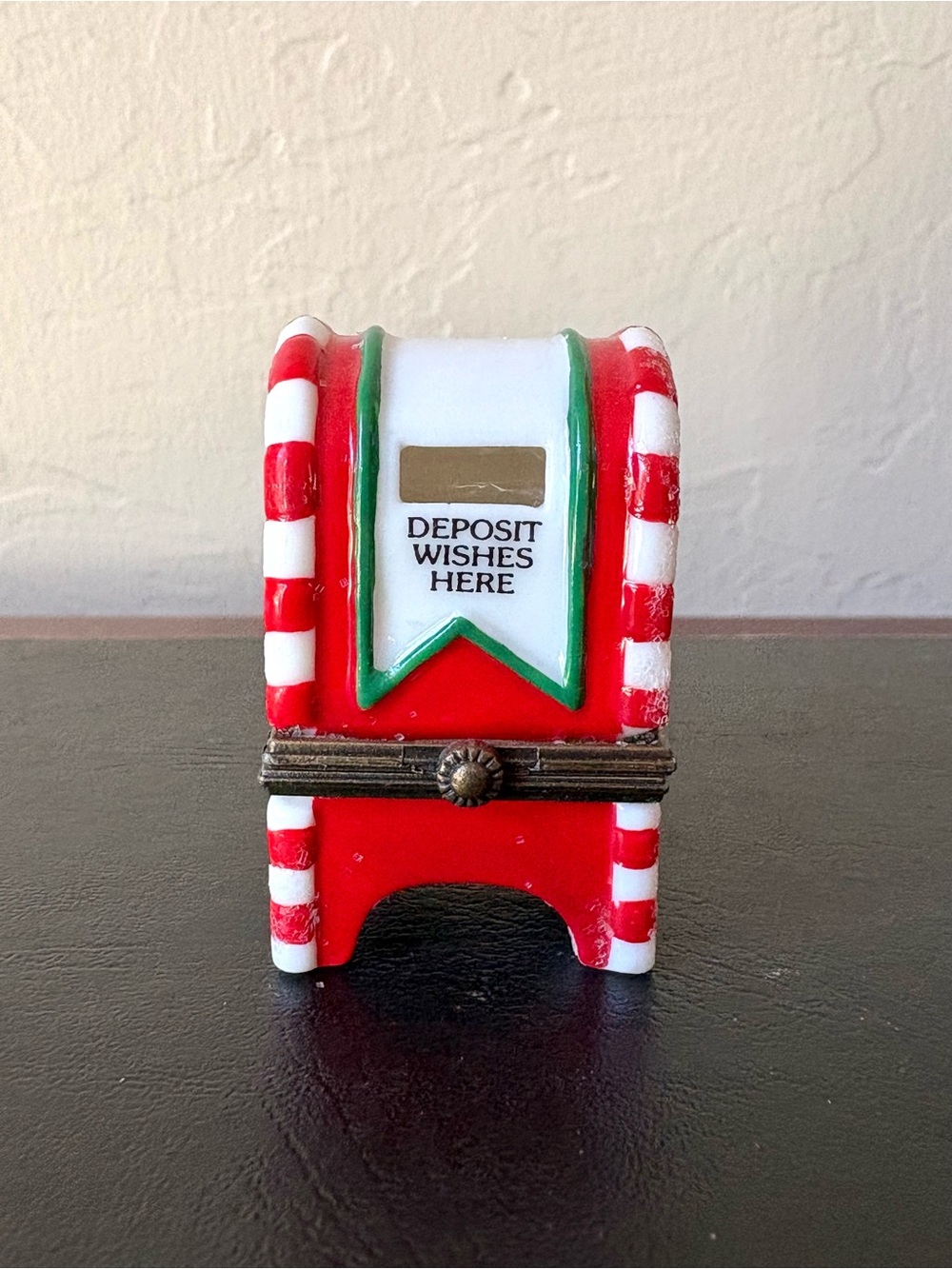 PHB Midwest Cannon Falls Hinged Trinket Box Santa’s Mailbox Trinket NIB